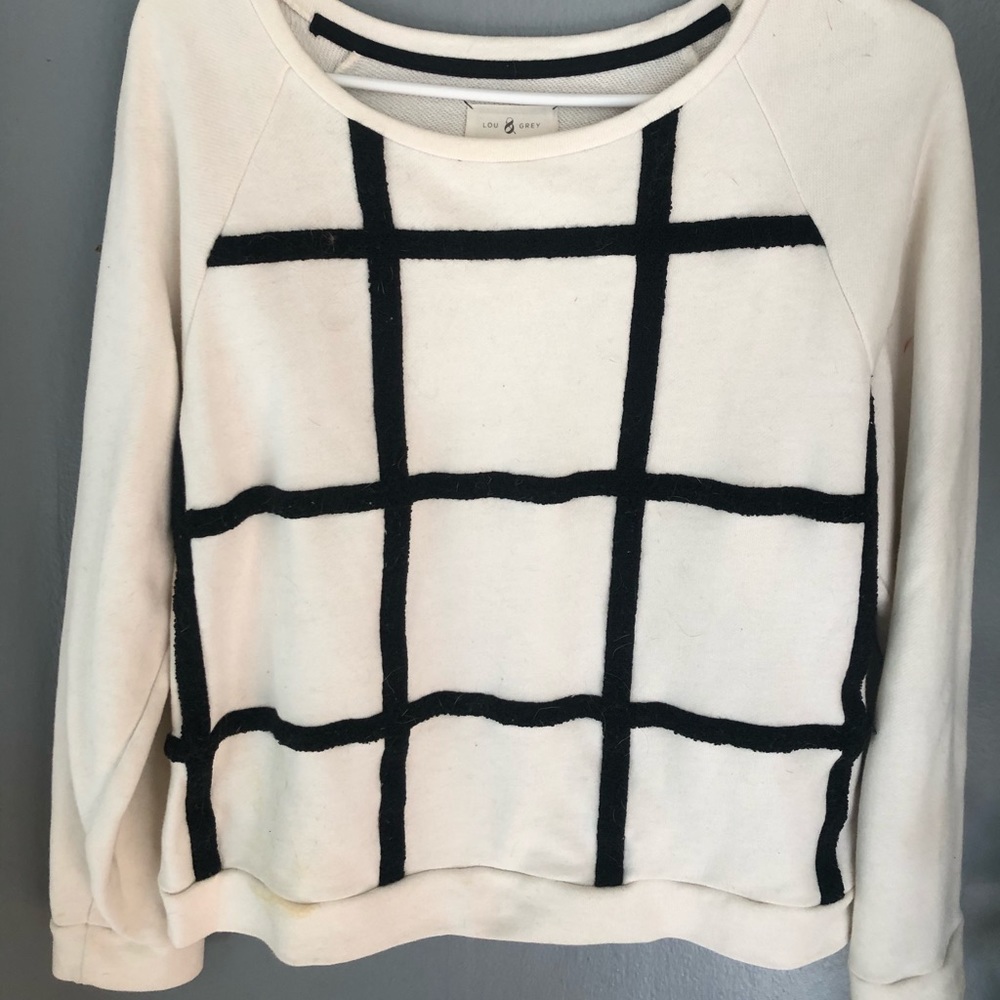 Top, light crew neck